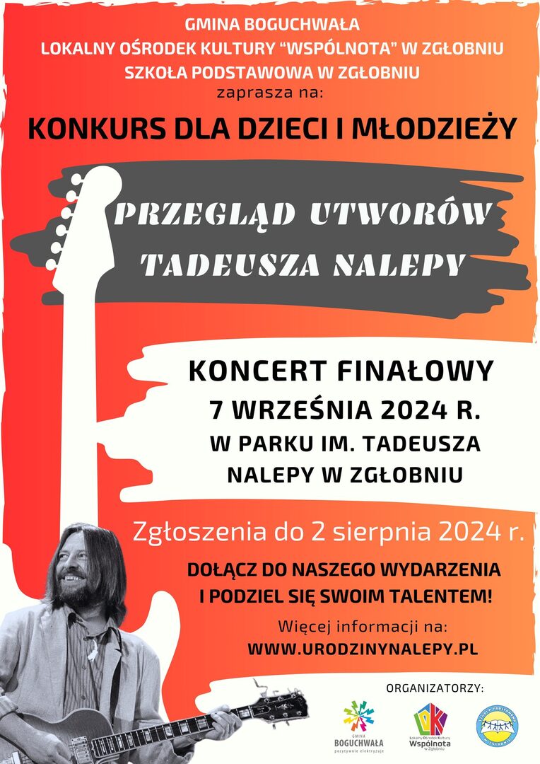 Przegląd utworów Tadeusza Nalepy (link otworzy duże zdjęcie)